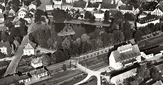 Vom Lagerhaus wurden riesige Mengen Getreide per Bahn abtransportiert.