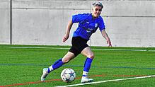 Das Tor stets im Visier: Meike Engelhardt erzielte für die Fußballerinnen des SV Berau allein 46 der 61 Saisontore.