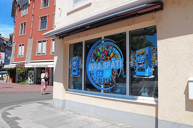 Der Automaten-Späti am Landungsplatz.