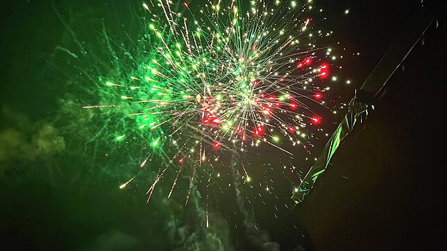 Bild 2: Mit diesem Feuerwerk ist die Lange Kulturnacht in Schwenningen beendet worden