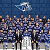 Der Kader der Wild Wings, vierte Reihe von links: Reinhard Kirchner (Betreuer), Patrick Mauch, Alexander Landsmann (beide ...