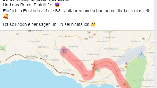 Dieser Beitrag von Mario Maier sorgt für Wirbel. Gepostet hat der Häfler seine Glosse auf die Facebookseite &bdquo;Blaulichtreport ...