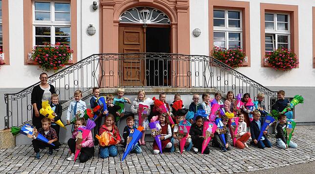 27 Jungen und Mädchen wurden in die erste Klasse der Schlüchttal-Schule Grafenhausen eingeschult. Klassenlehrerin ist Tanja Beck.