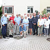 Waren bei der Stolpersteinverlegung für den Villinger Josef Heid in Bruchsal vor seinem Wohnhaus dabei: Friedrich Engelke (ganz links) ...