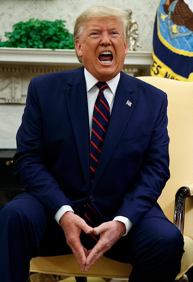 Wenn Donald Trump in Rage gerät, wird es für die Dolmetscher richtig schwer.