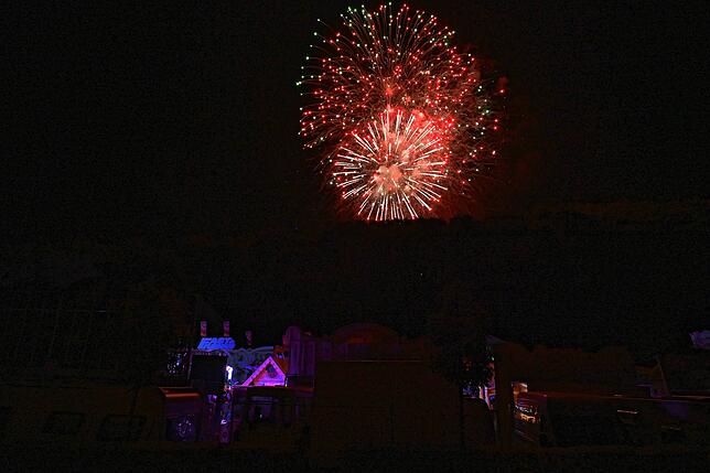 Das Feuerwerk am Mittwochabend bildete den krönenden Abschluss der neuen Chilbi.