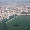 Mitten im „Sanierungsgebiet Hinterer Hafen“, das rot umrandet ist, liegt das Gelände der BSB-Werft (blaue Linie). Eine Verlegung der ...
