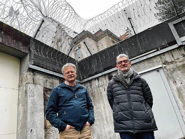 Zusammen mit seinem Kollegen Jürgen Bender (links) war Konrad Sieber jahrelang für die Insassen der JVA Waldshut als Seelsorger tätig. ...