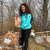 Anja Isele von der Initiative ZukunftsFest bereitete die Ausgabe des Vesper to go vor.
