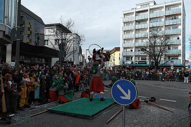Bild 16: Bilder vom Narrensprung der Narrenzunft Seegockel in Friedrichshafen (2/3)