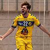 Rückraumspieler Fynn Beckmann feiert einen Treffer für die HSG Konstanz. Der 28-Jährige will seine Handball-Karriere im Sommer mit dem ...