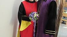 Närrisches Langenhart: Das neue Narrenelternpaar in Langenhart, Carolin I und Martin I.