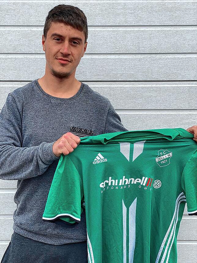 Neuzugang: Dominik Pfeifer wechselt nach seinem halbjährigen Intermezzo vor sieben Jahren zum zweiten Mal vom FC Schönau zum FC Zell.