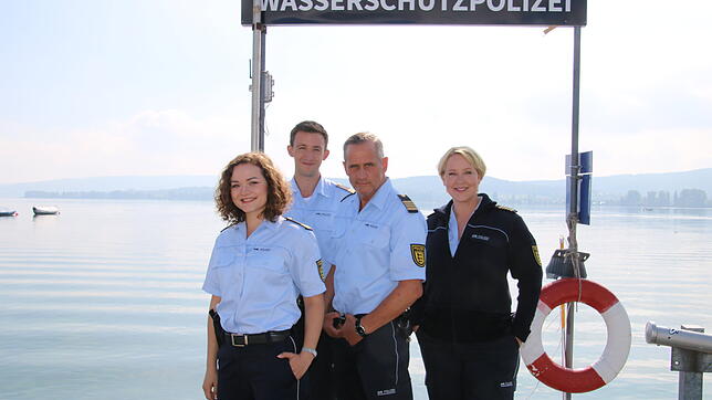 Das Team der Wapo Bodensee ermittelt auch 2019 wieder in und um Radolfzell: (von links) Wendy Güntensperger, Simon Werdelis, Tim Wilde ...