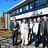 Das Hegau-Jugendwerk wird 50 Jahre alt. Darüber freuen sich (von links): Bernd Sieber, Barbara Martetschläger, Tanja Kranz, Corina ...