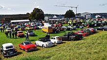 Auf Hochglanz poliert: Rund 330 Fahrzeuge werden offiziell bei der Nostalgiegruppe angemeldet. Manches Fahrzeug kommt aber auch einfach ...