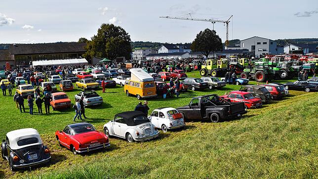 Auf Hochglanz poliert: Rund 330 Fahrzeuge werden offiziell bei der Nostalgiegruppe angemeldet. Manches Fahrzeug kommt aber auch einfach ...