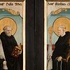 Dieses um 1535/40 geschaffene Altarbild des Meisters von Meßkirch zeigt die beiden im alemannisch-schwäbischen Sprachgebiet stark ...