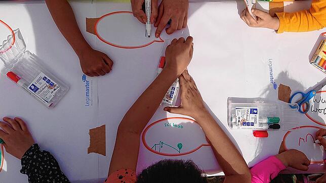 Bei den Bürgerbeteiligungspicknicken sollen Kinder und Eltern Ideen für eine Umgestaltung der Spielplätze in Radolfzell einbringen ...