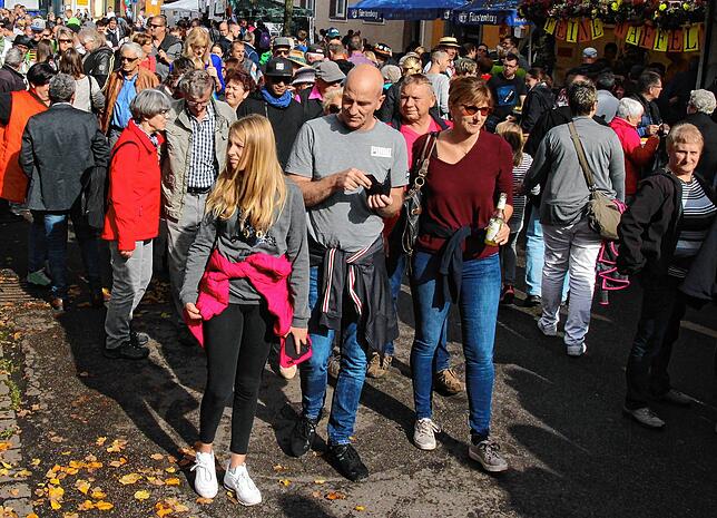 Auf der Bräunlinger Kilbig, mit den vielen Verkaufsständen und Buden, sowie Fahrgeschäften ist 2019 nur schwer durchzukommen.