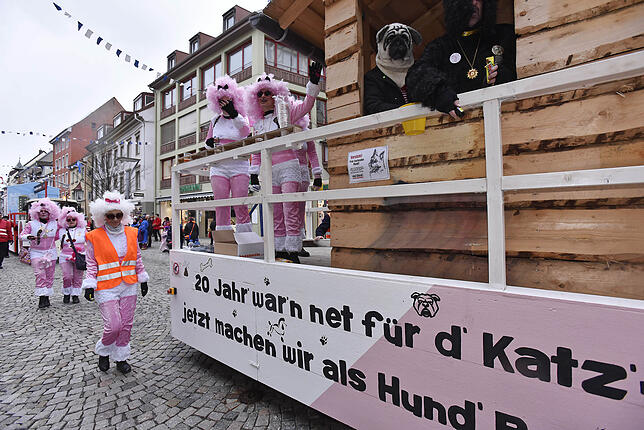 Bild 10: Bilder vom bunten Treiben am Fasnetsmontag in Villingen (1)