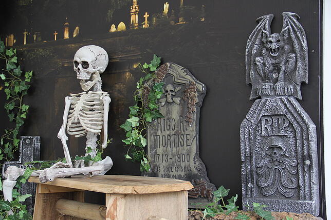 Der Europa-Park geht mit den Jahreszeiten. Im späten Herbst rüstet er für Halloween.