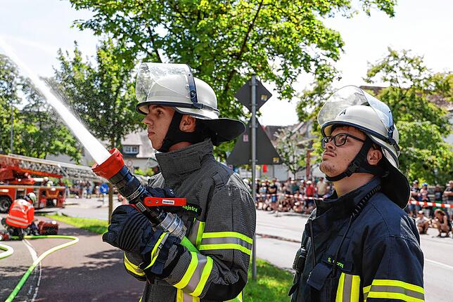 Bild 5: Bilder der Feuerwehrübung am Hausherrensamstag