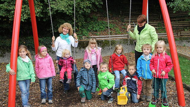Einer hochwertigen und flexiblen Kinderbetreuung wird ein immer höherer Stellenwert zukommen. Im Bild eine Gruppe des Kindergartens ...