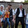 Vier Generationen verbindet der Spaß am Theaterspielen (von links): Frederik, Josefa Böhler, Ferdinand, Lukas Böhler, Wolfgang Böhler ...