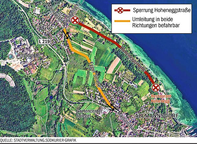 Bild 4: Hoheneggstraße bleibt weiterhin gesperrt: Aber warum dauert das so lange?