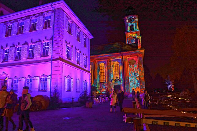 Bild 24: Insel Mainau: Bilder vom Start des Christmas Garden 2023 - Teil 1