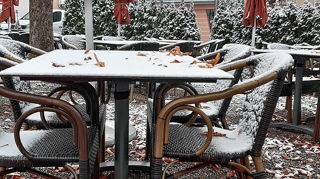 Der erste Schnee ist am 9. Dezember am Hochrhein gefallen