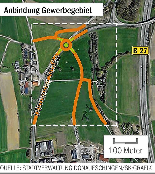 Bild 1: Gewerbegebiet: Warum die Erschließung für die Erweiterung auf sich warten lässt