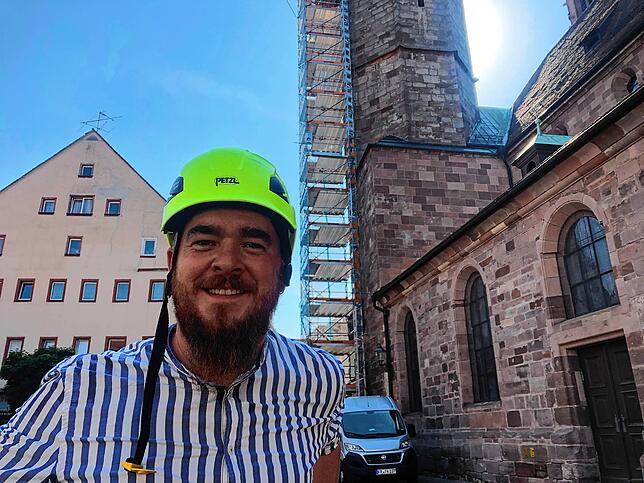 Fachplaner für die Arbeiten am Münster ist Dietmar Bader von der Firma Steinprojekt aus Königsfeld.