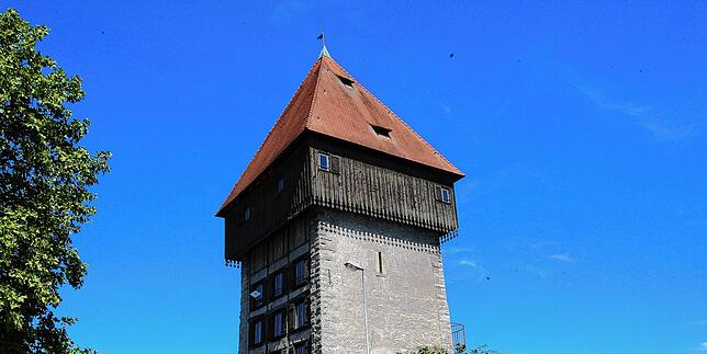 Der Rheintorturm.