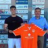 Neuer Torhüter: Der FV Lörrach-Brombach verpflichtet geht Tobias Götz (Zweiter von links) vom Verbandsliga-Absteiger SV Weil. Begrüßt ...