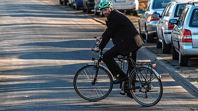 Tübingens Oberbürgermeister Boris Palmer (Grüne) bevorzugt auch privat das Fahrrad gegenüber dem Auto in der Stadt.
