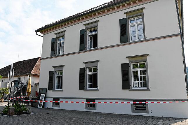 Bild 15: Bilder von den Einsätzen und massiven Schäden nach dem Unwetter in Bodman-Ludwigshafen