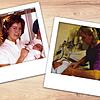 Schon als Jugendliche half Christine Casar im Pfullendorfer Krankenhaus aus (links). Das rechte Bild entstand während ihrer Zeit als ...