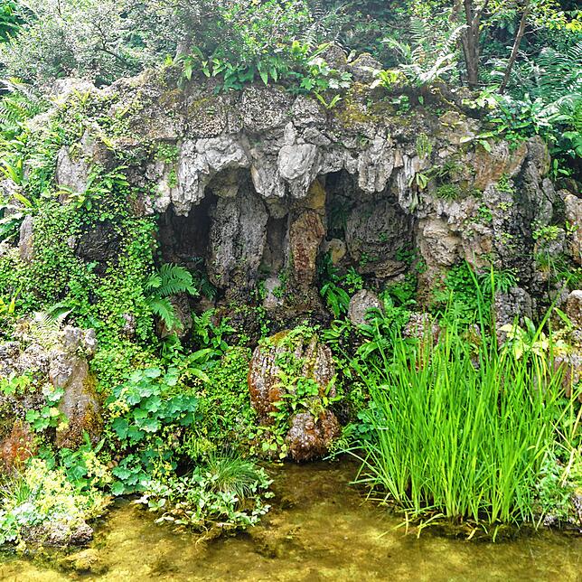 Die Grotte im Ortsteil des Parks wurde bereits 2008 freigelegt.