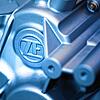 Logo von ZF auf einem Gehäuseteil. Wo investiert der Autozulieferer?