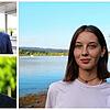 Lea Zinsmaier (rechts) wünscht sich von den OB-Kandidaten, Martin Staab (oben links) und Simon Gröger (unten), mehr Beteiligung beim ...