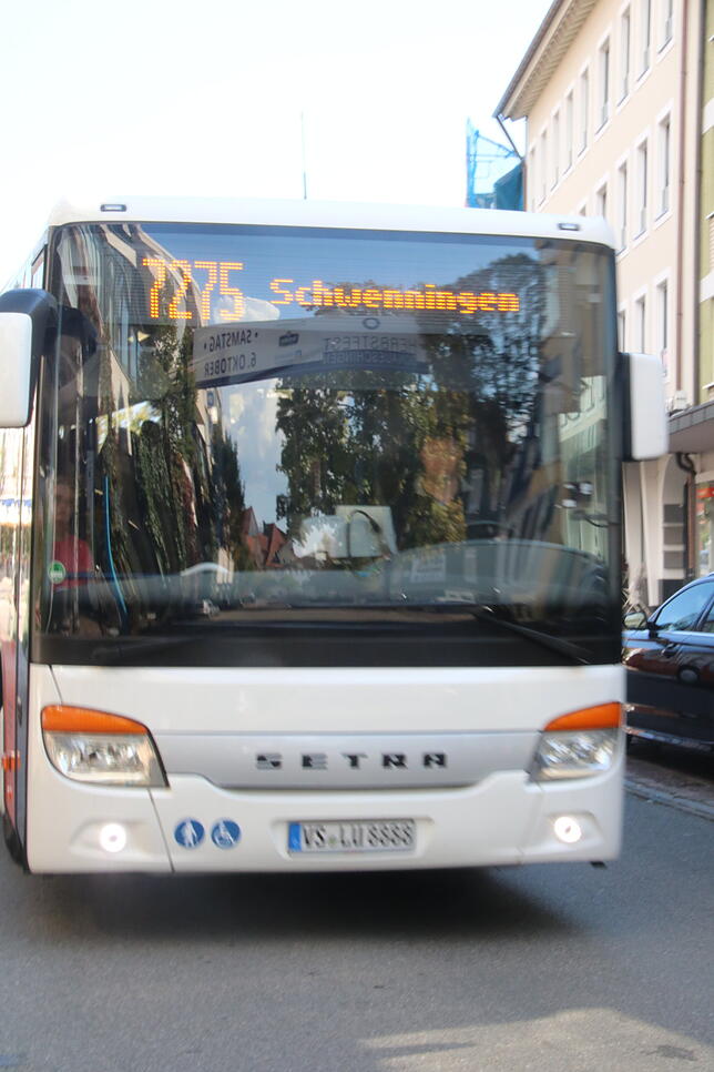 Rund zwei Drittel der Busse in der Innenstadt sind überregionale Linien.
