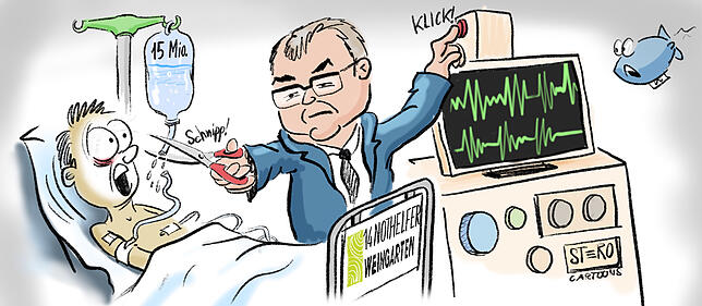 Bild 9: So bunt war das Jahr in Friedrichshafen: Ein Rückblick in Karikaturen
