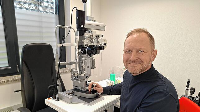 Andreas Schatz freut sich darauf, neben dem Krankenhaus in Pfullendorf eine Zweigpraxis für Augenheilkunde zu eröffnen.