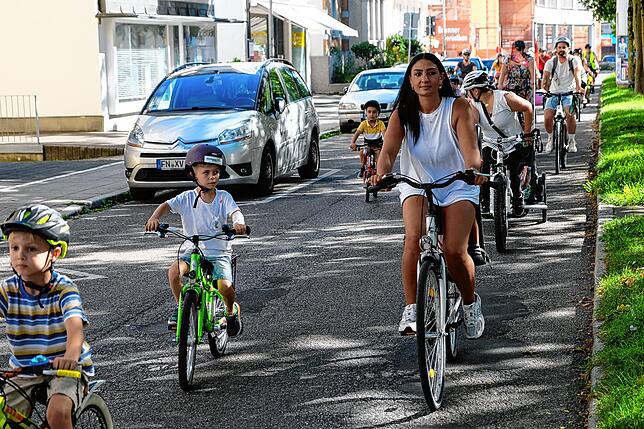 Bild 14: Bilder von der Fahrraddemo in Friedrichshafen