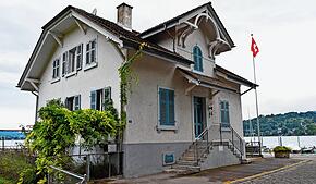 Toplage: Das ehemalige Zollhaus in Eschenz hat Seesicht.