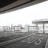 Hier sollen bald Fernbusse halten: Der &bdquo;Fernbusbahnhof Europabrücke&ldquo; nimmt Gestalt an. Allerdings dauert es länger, bis er ...