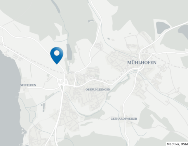 An dieser Stelle auf der B31, Höhe Uhldingen-Mühlhofen, ereignete sich am Montagnachmittag der Unfall.