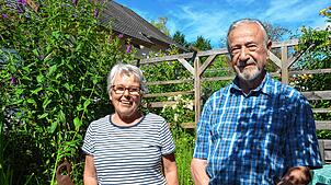 Ursula Hoepstein und Dieter Ecker freuen sich auf die Pilgerwanderung am Sonntag, 27. Juli.